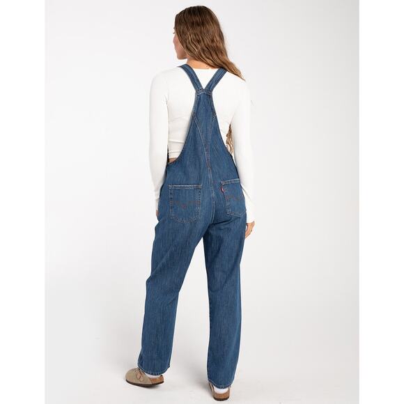 Levi's Women's Vintage Style Cotton Denim No Hippies Overalls, Size XL - Picture 2 of 7